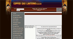 Desktop Screenshot of coppergaslanternsplus.com